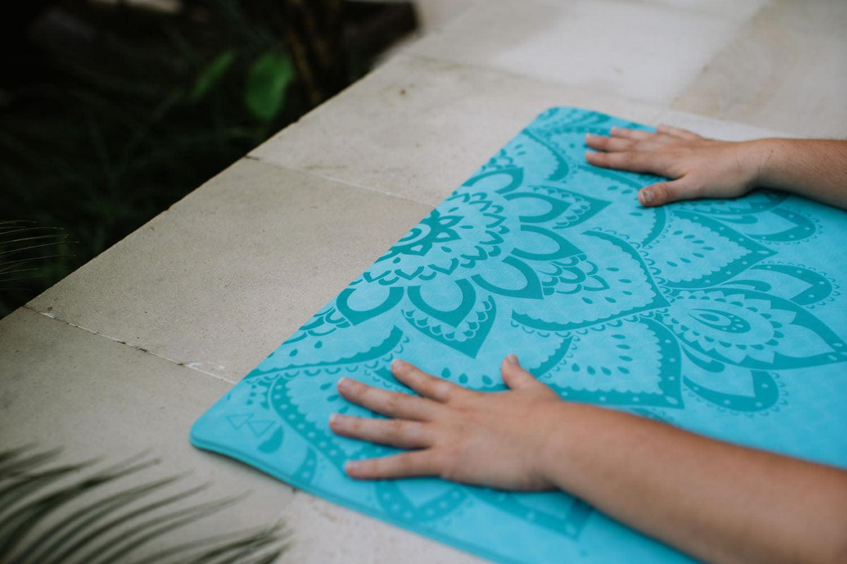 Flow Yoga Mat - Mandala Aqua