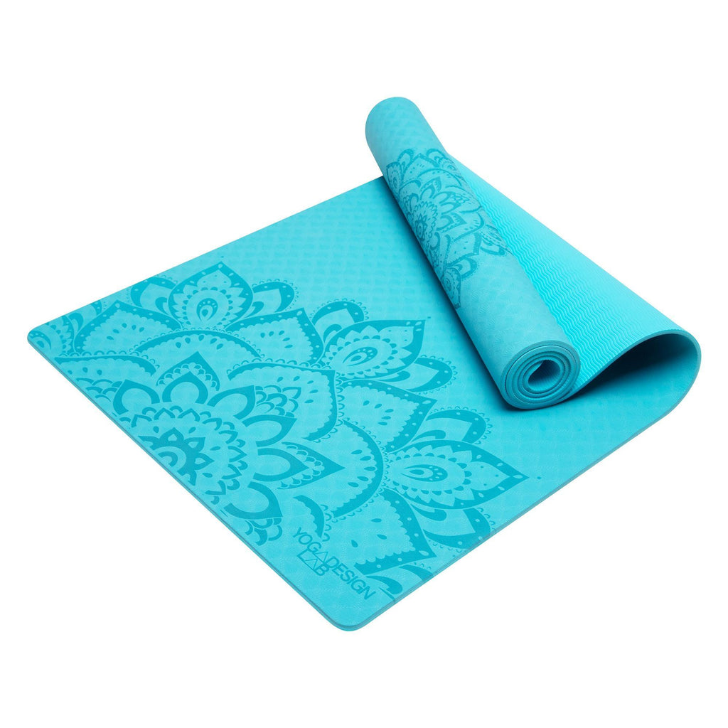 Flow Yoga Mat - Mandala Aqua