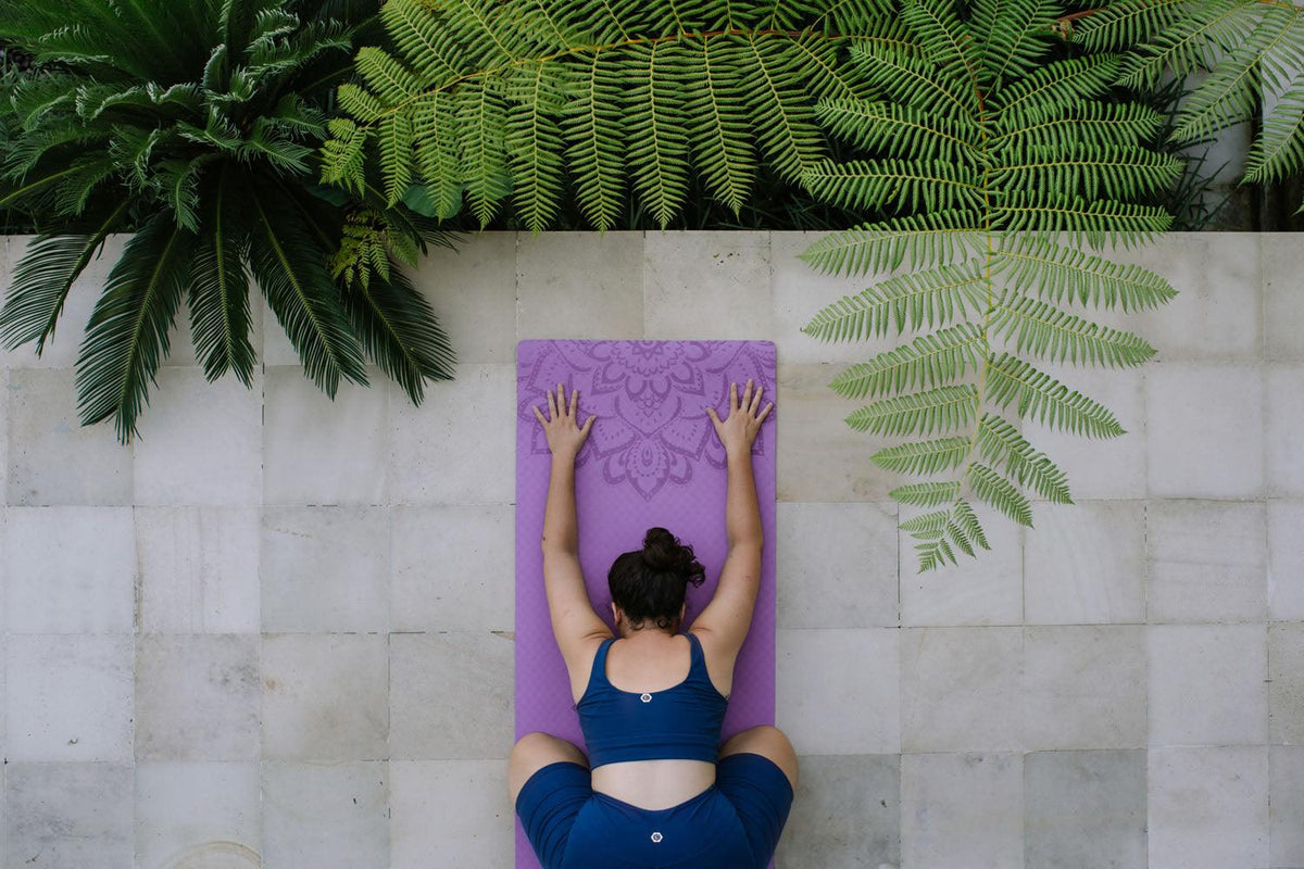 Flow Yoga Mat - Mandala Lavender