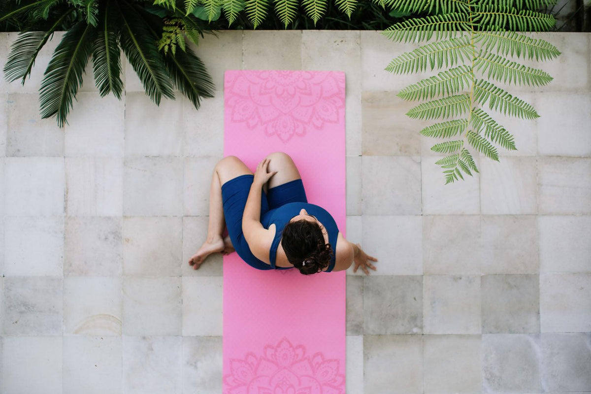 Flow Yoga Mat - Mandala Rose