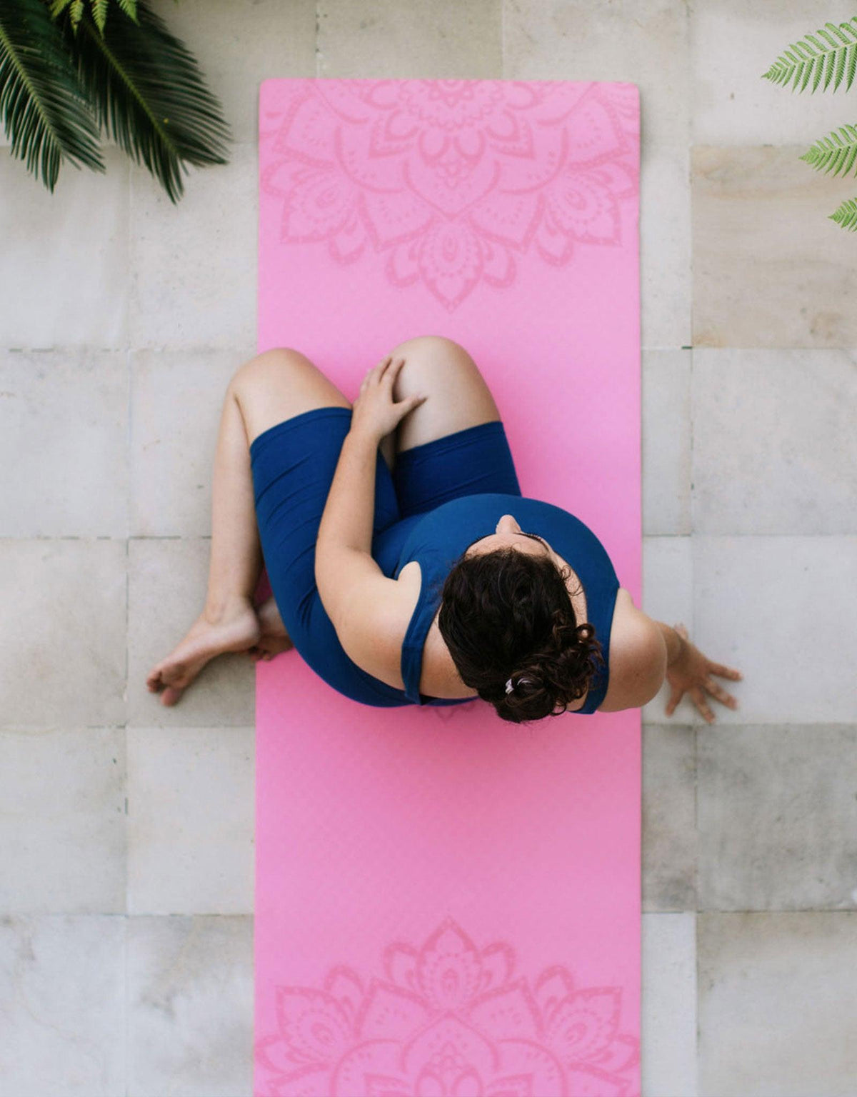 Flow Yoga Mat - Mandala Rose