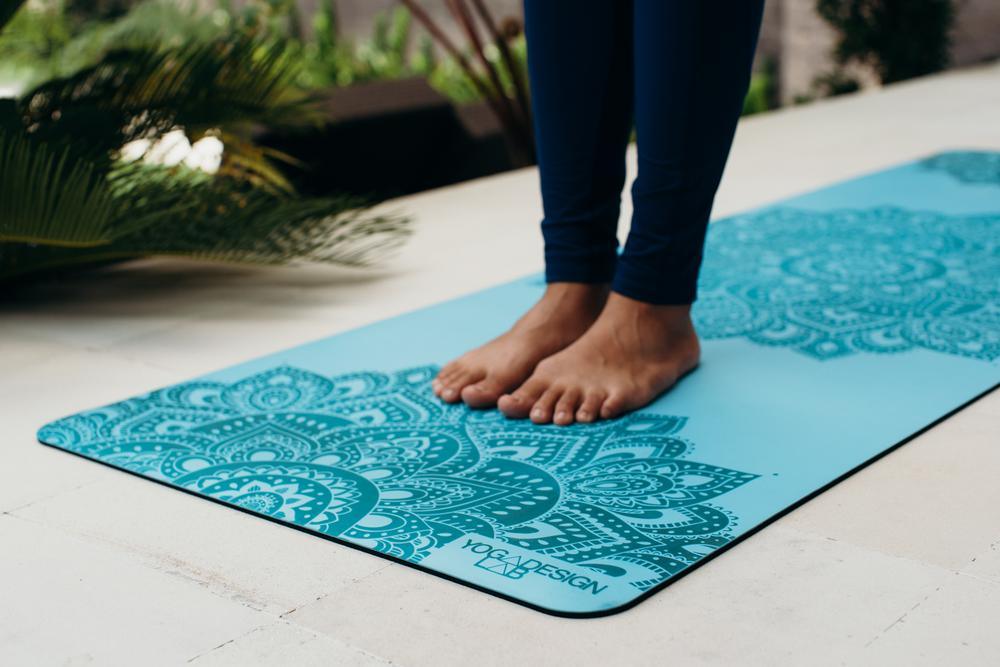 Infinity Yoga Mat - Mandala Aqua