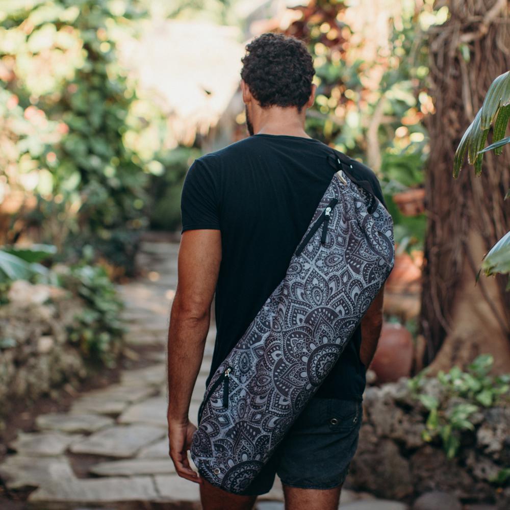 Yoga Mat Bag - Mandala Charcoal