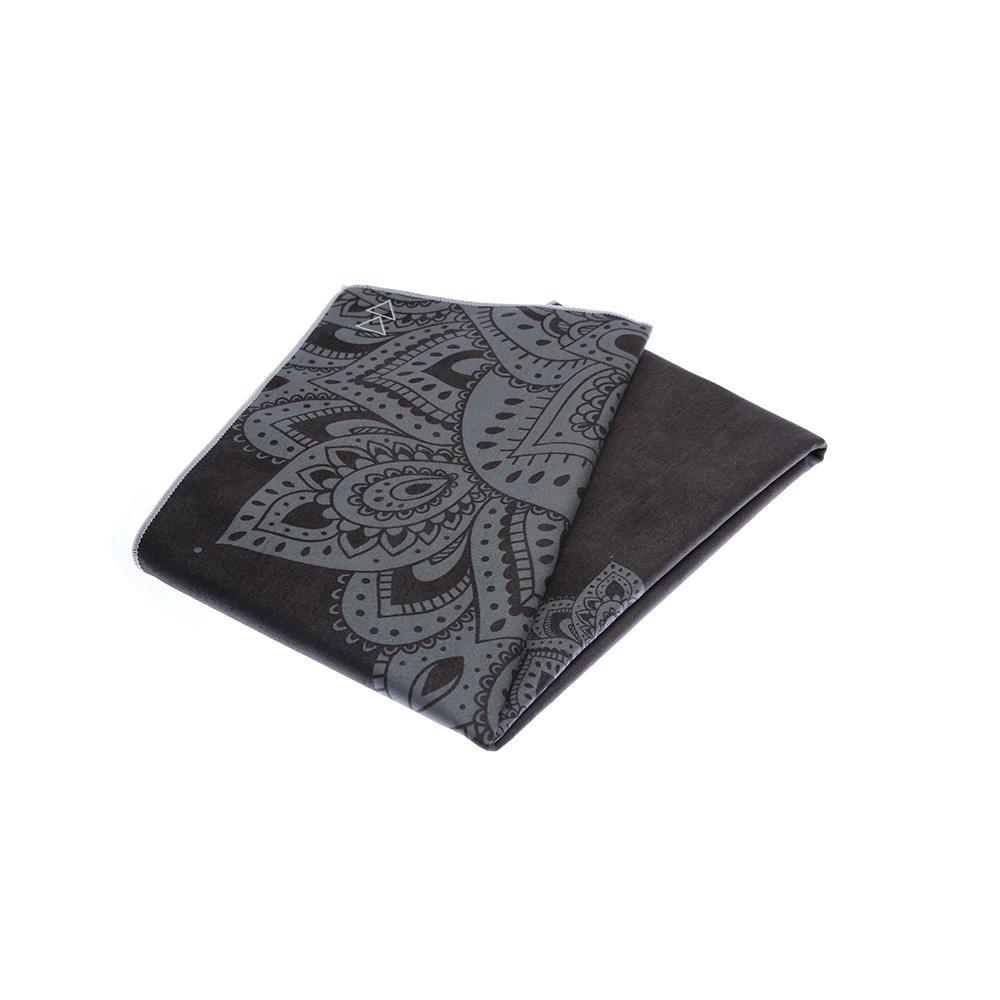 Yoga Mat Towel - Mandala Black