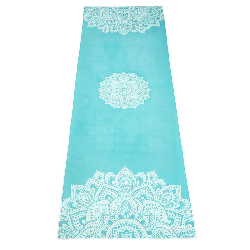 Yoga Mat Towel - Mandala Turquoise