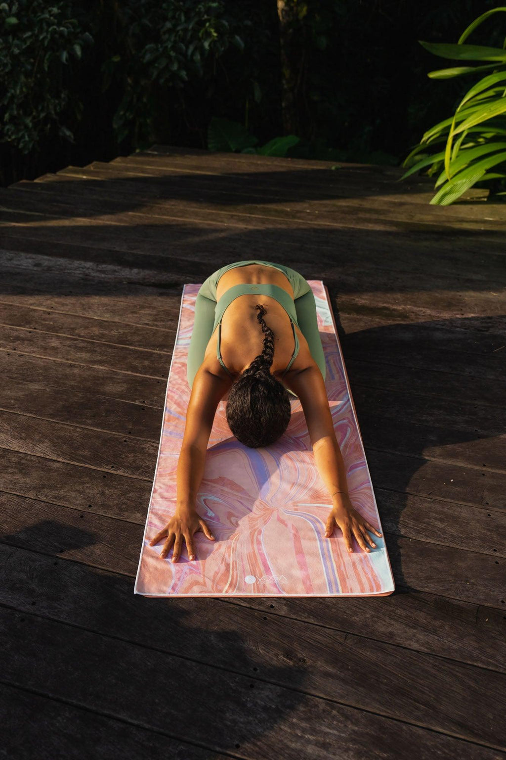 Yoga Mat Towel - Pearl