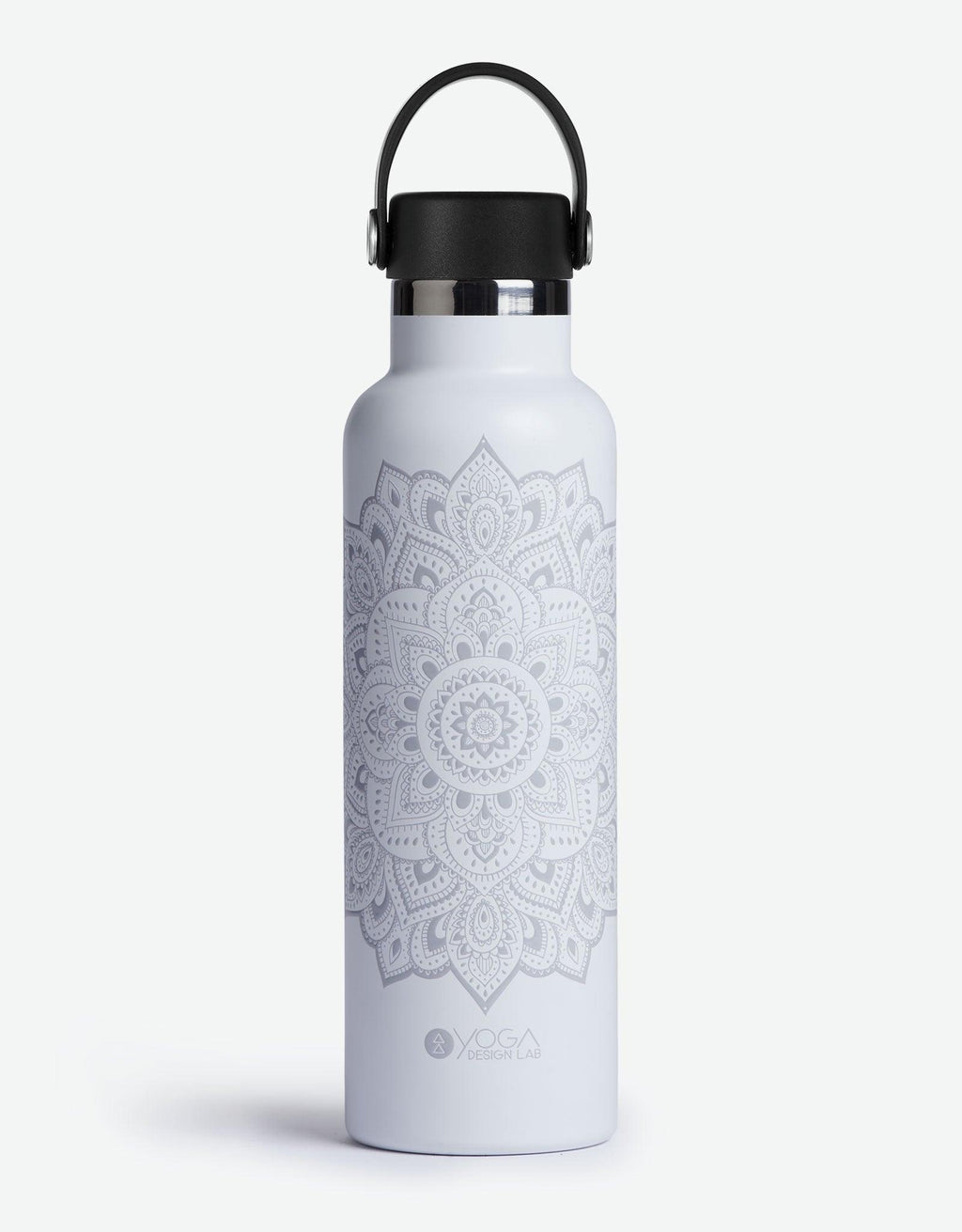 Water Bottle - Mandala White